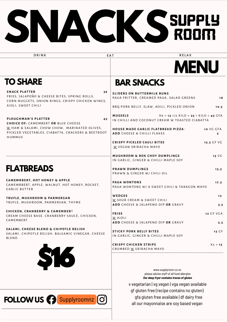 Bar Snacks